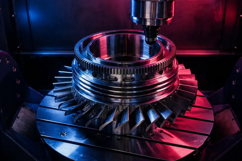 CNC machining on a US manufacturing floor